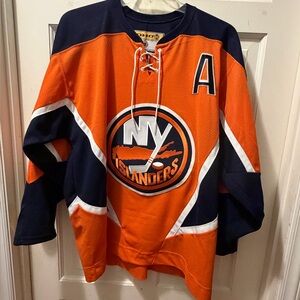 Islanders Orange and Blue Hockey Jersey